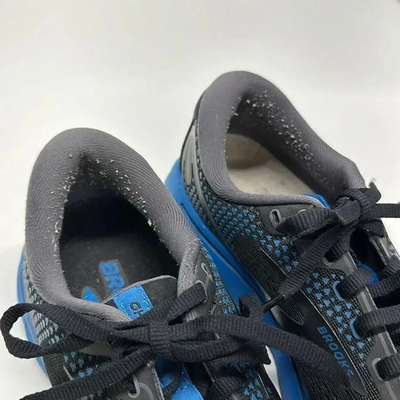 Brooks Sneakers Ghost 14 Running Shoes Athletic Shoe Black Blue Mens 8.5 Wide main image 4